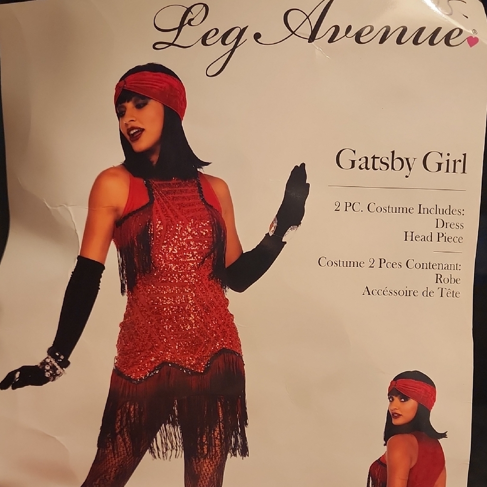 Leg Avenue Red Flapper Costume